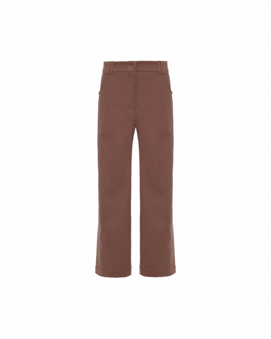 Calça Reta Copenhagen Marrom