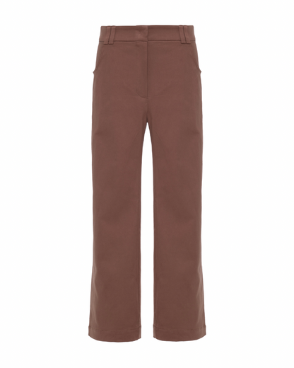 Calça Reta Copenhagen Marrom