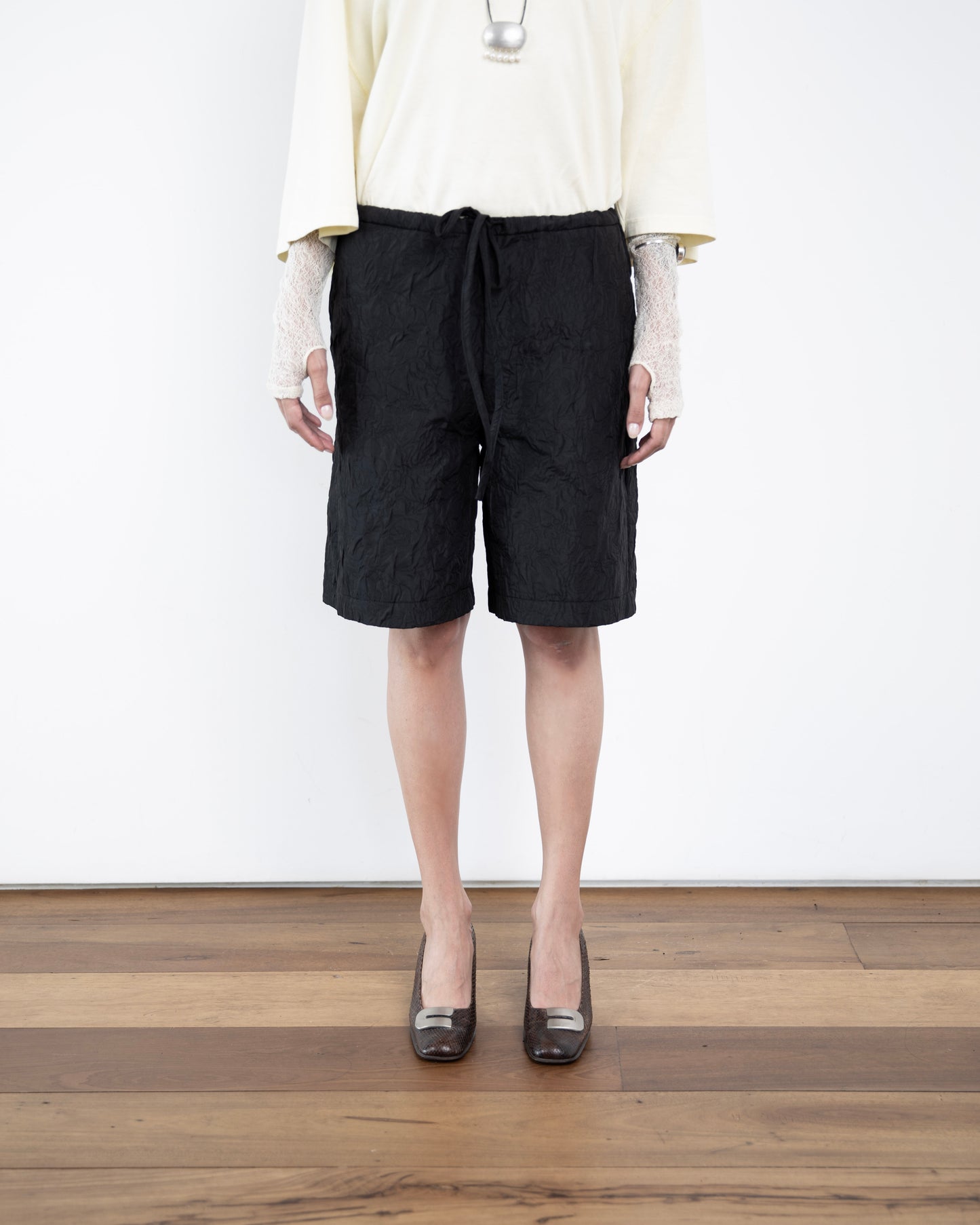 Bermuda Matelassê Preta Limited Edition