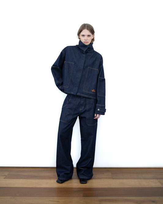 Jaqueta Boxy Jeans