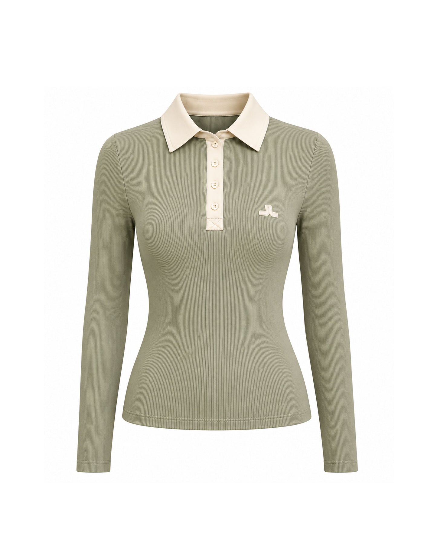 Polo Logo Cinza