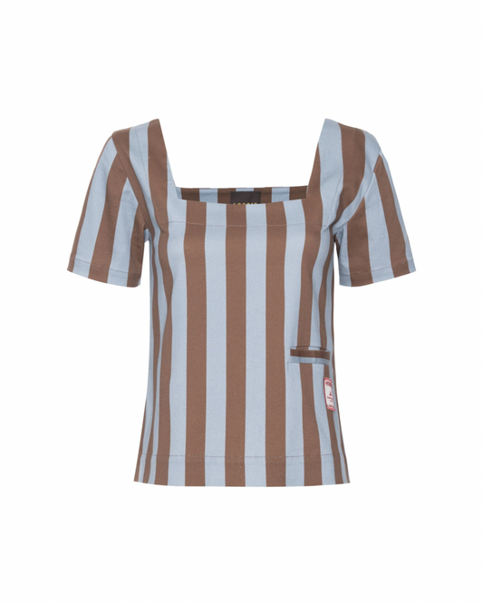 Scandi Top Listrado
