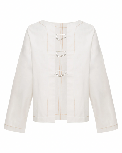 Blusa Mosquetões Off-White