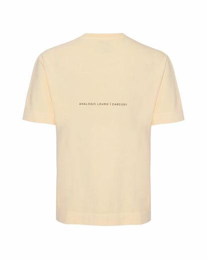 Camiseta Carciofi Analogic Manteiga Unissex