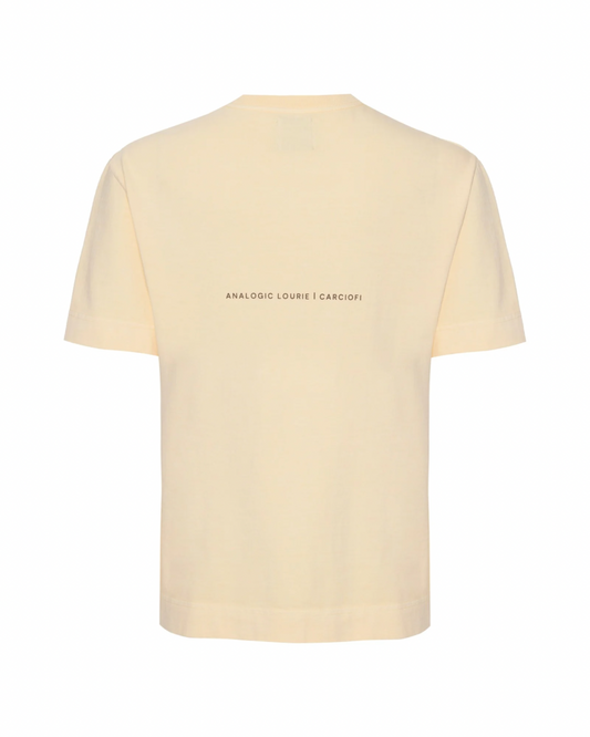 Camiseta Carciofi Analogic Manteiga Unissex