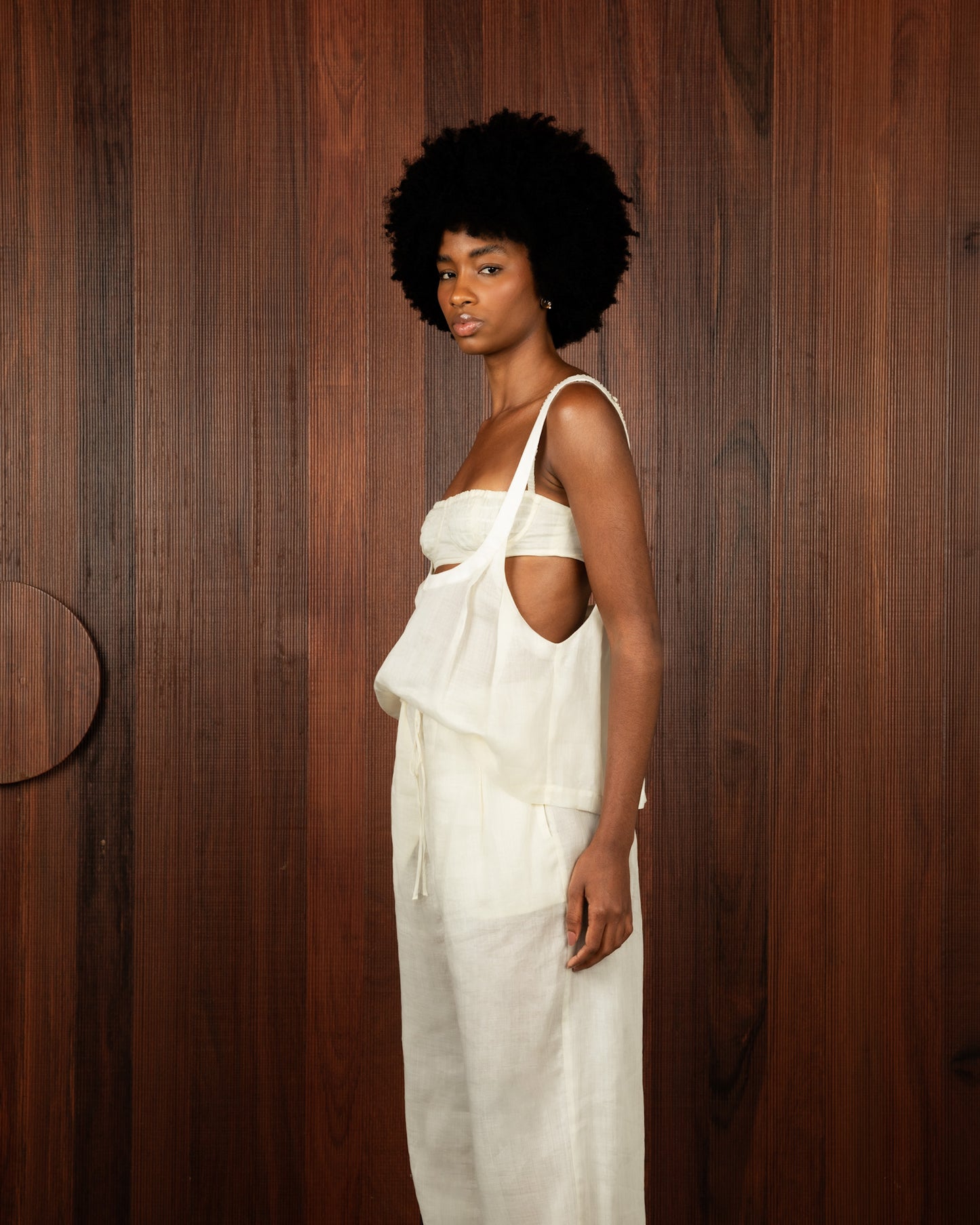 Blusa Voil de Linho Off White