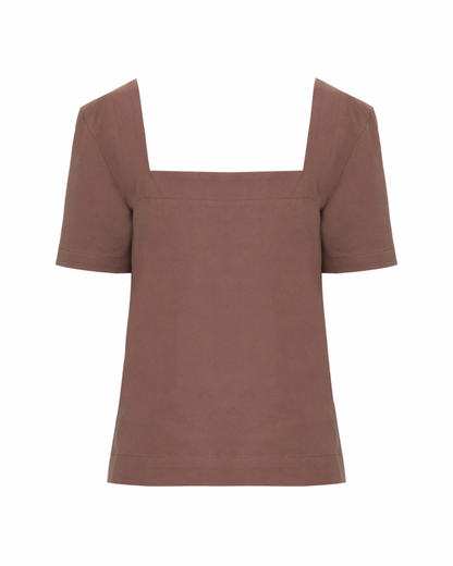 Scandi Top Marrom