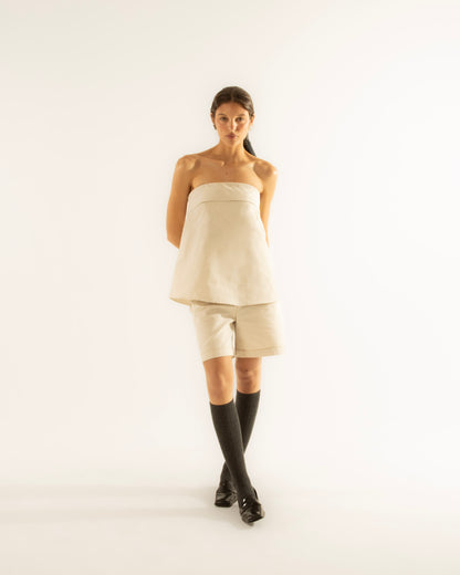 Top Gijó Cartas Off-White