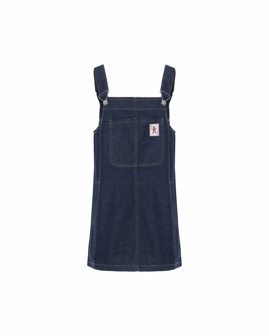 Vestido Jardineira Jeans