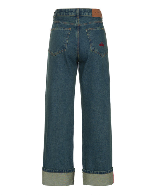 Calça Jeans Logo