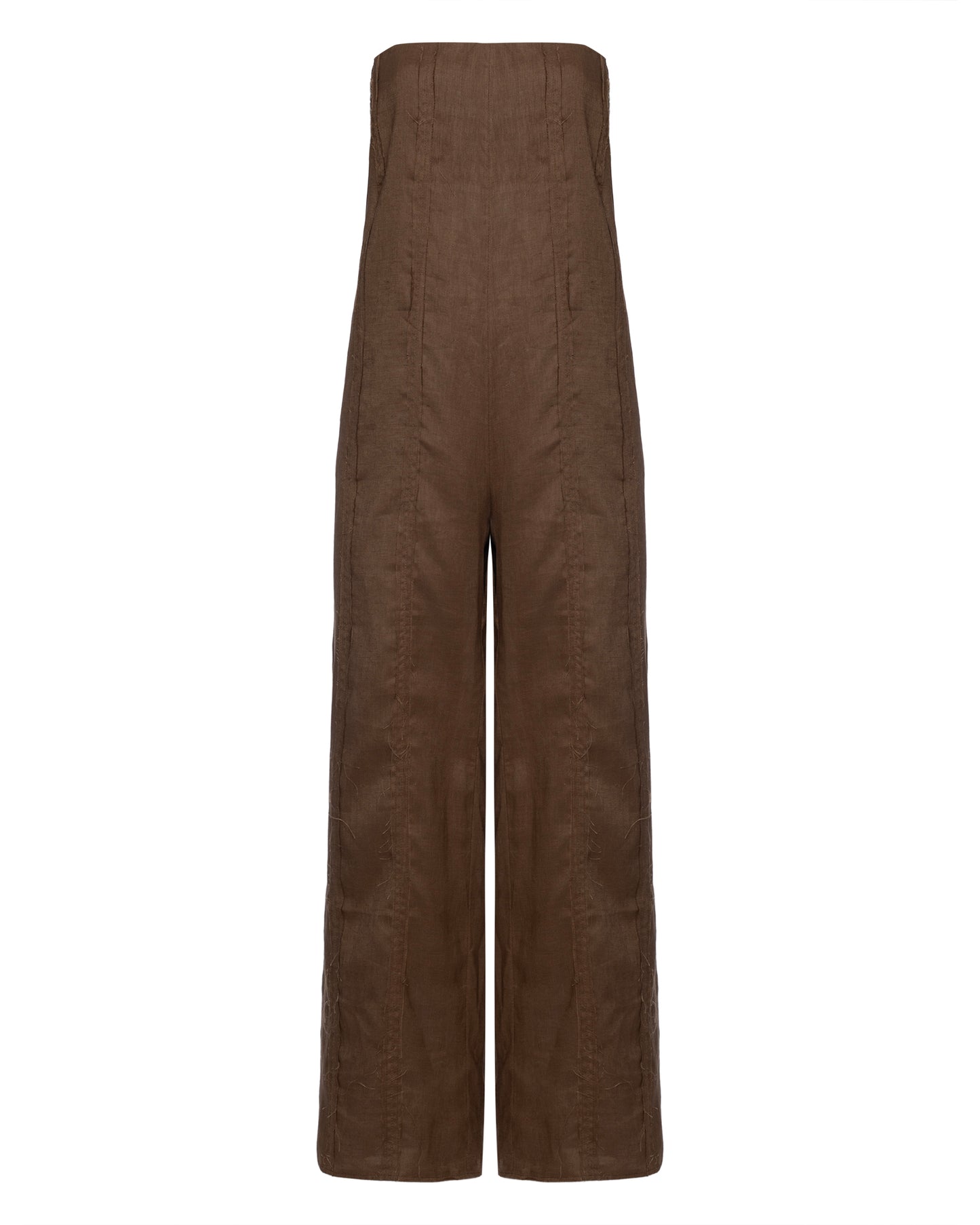 Macacão Linho Marrom