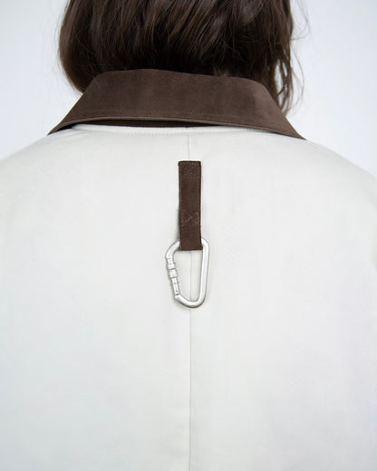 Jaqueta Gola Camurça Cinza Limited Edition