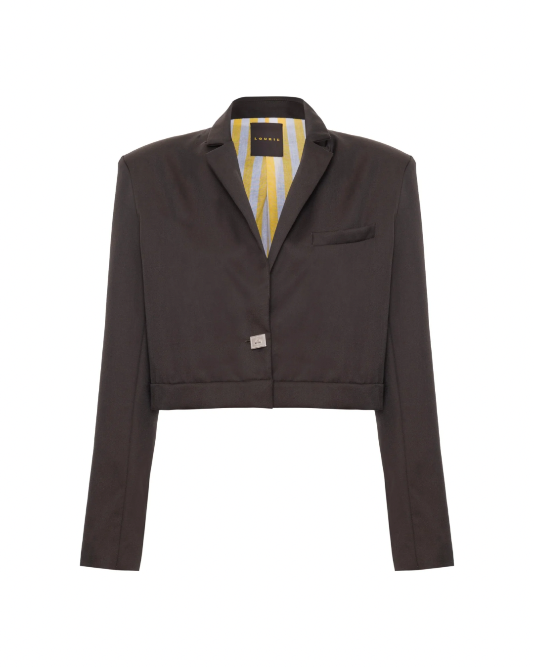 Blazer Cropped Marrom