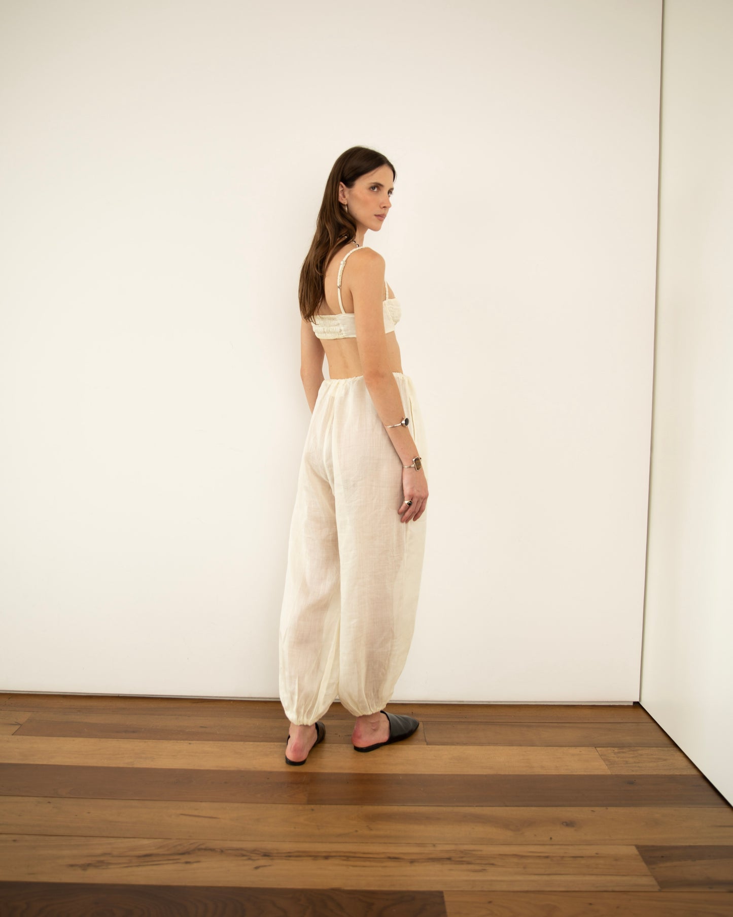 Blusa Voil de Linho Off White