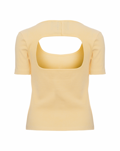 Blusa Quadrada Manteiga