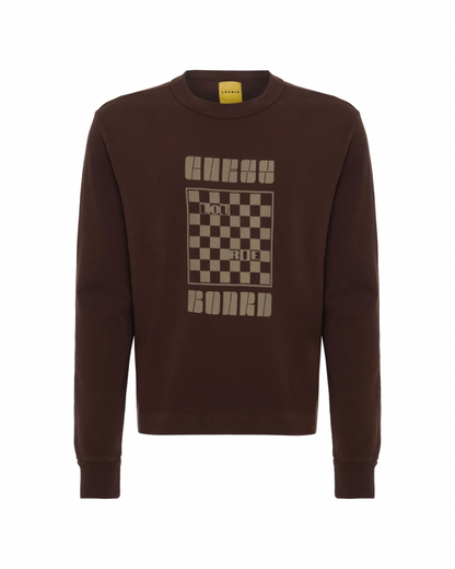 Camiseta Manga Longa Marrom Unissex