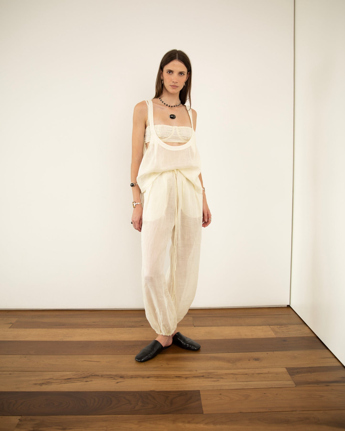 Blusa Voil de Linho Off White