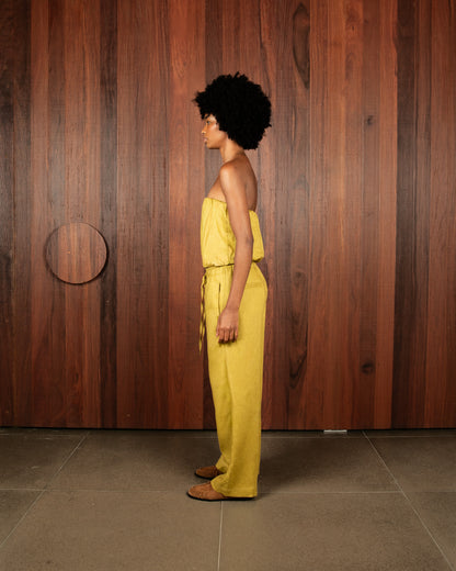 Calça Pijama Linho Verde