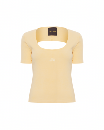 Blusa Quadrada Manteiga