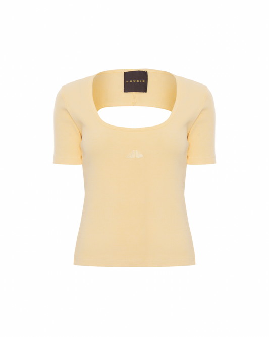Blusa Quadrada Manteiga