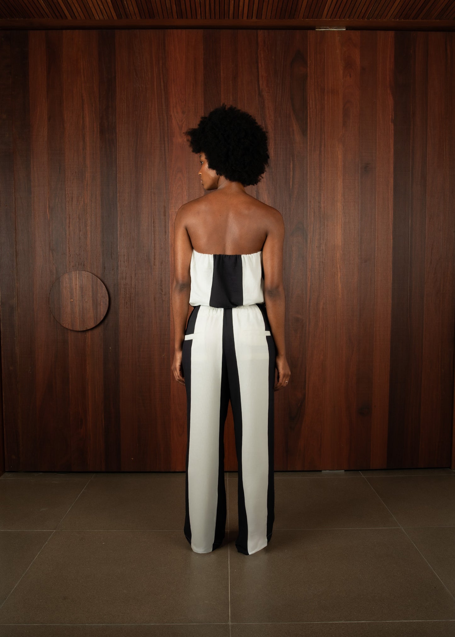 Top Tomara Que Caia Balonê Listrado