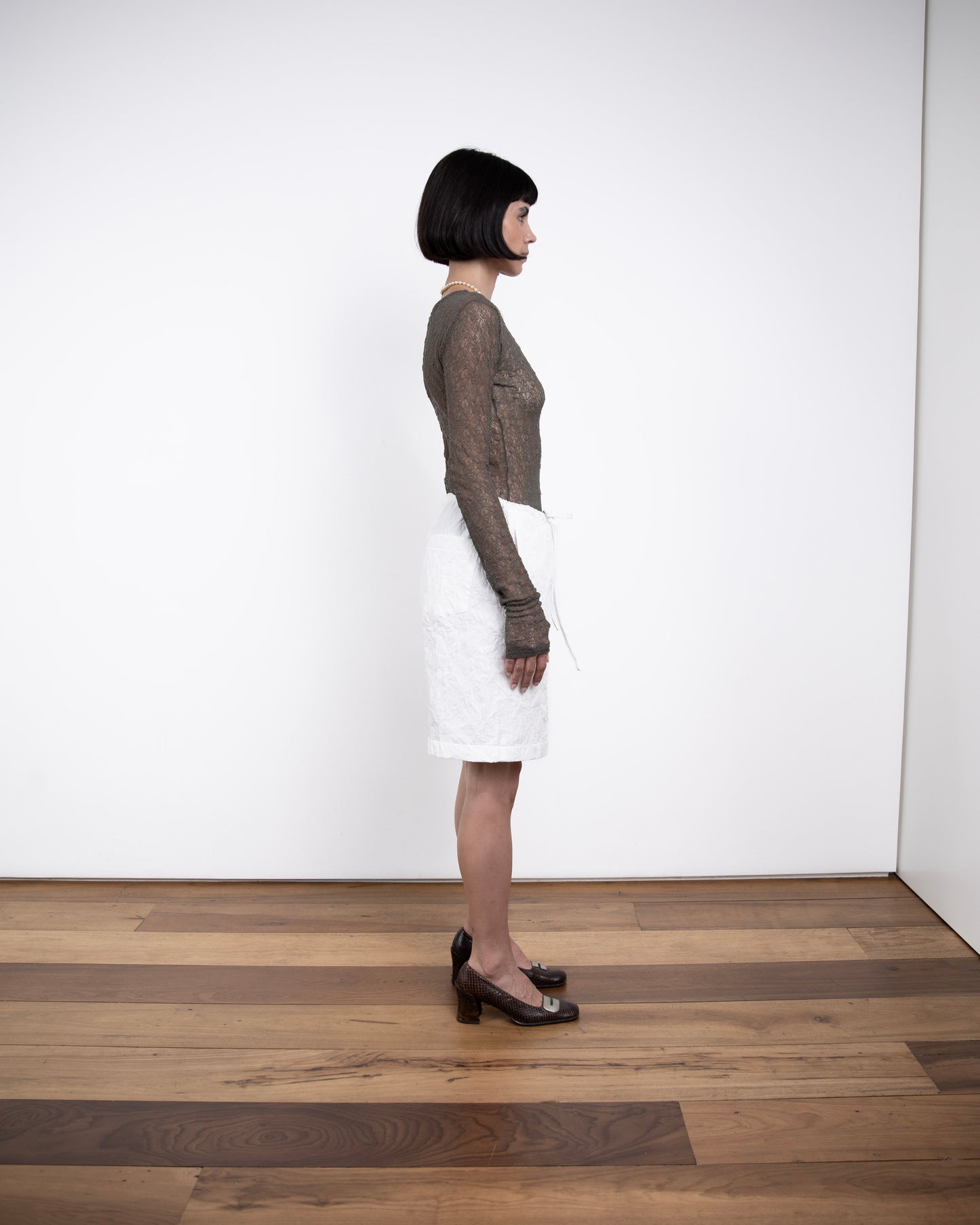 Bermuda Matelassê Branca Limited Edition