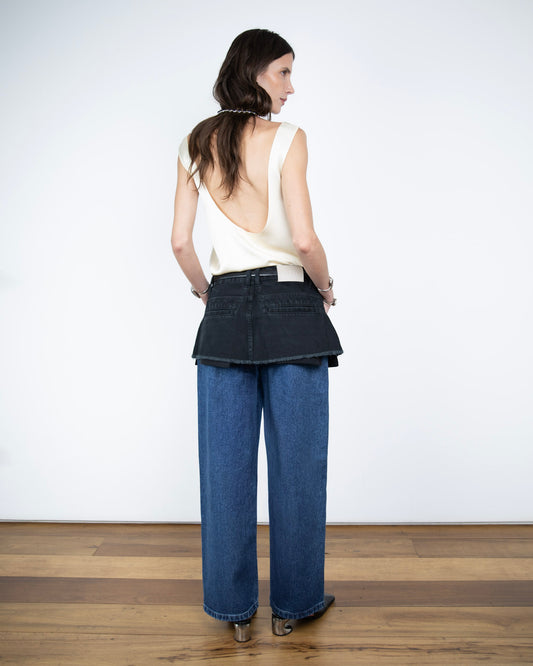 Calça Saia Jeans