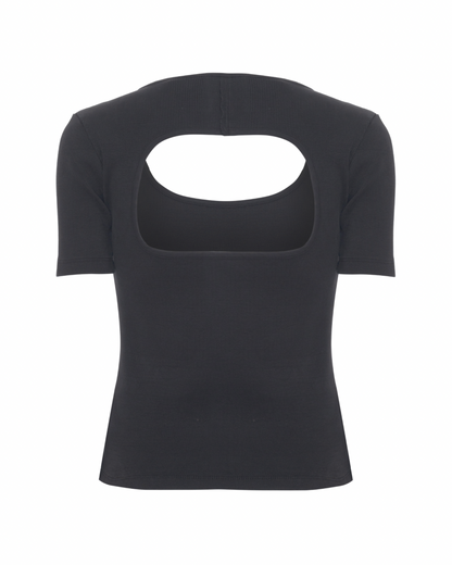 Blusa Quadrada Preta