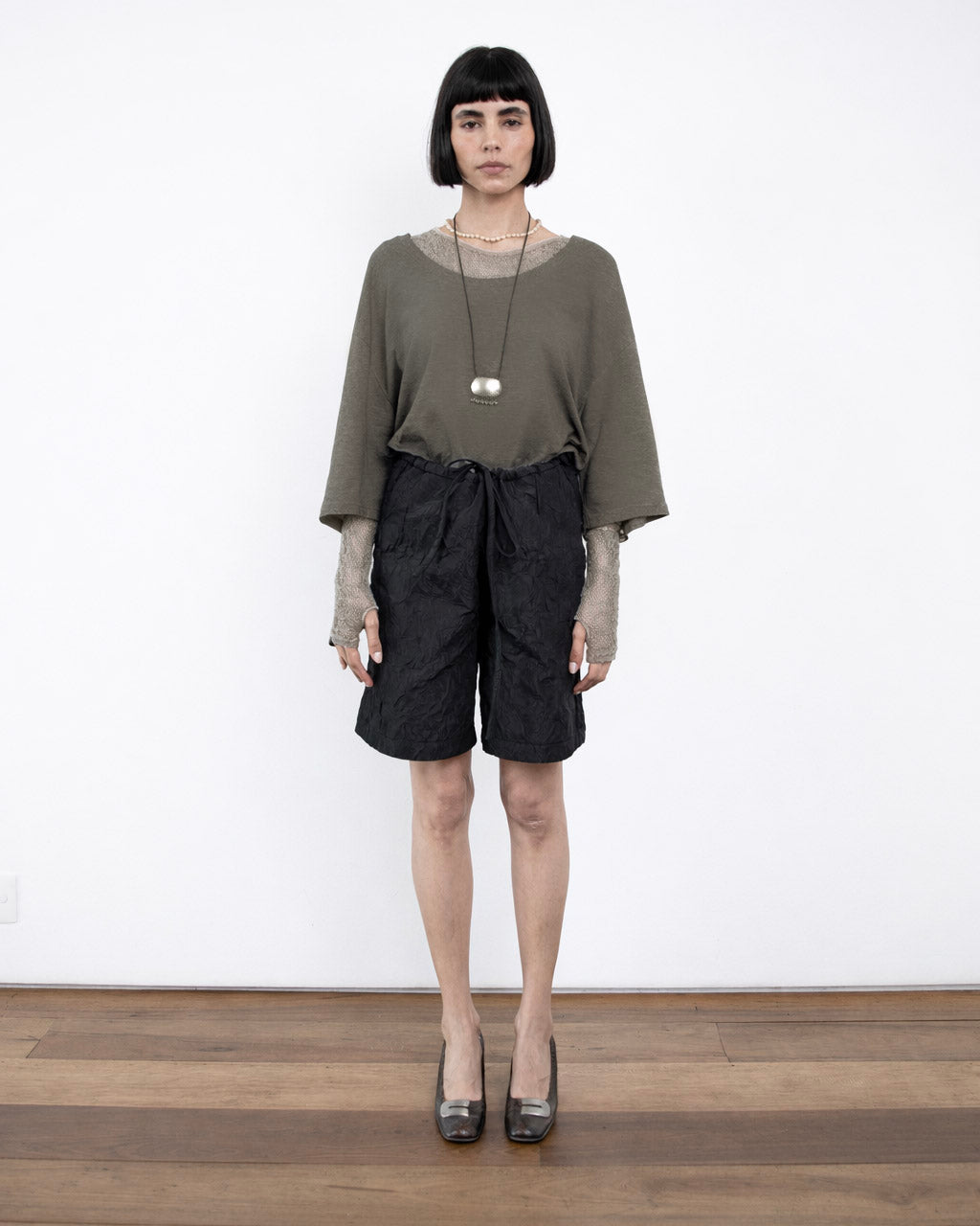 Camiseta com Segunda Pele Cinza