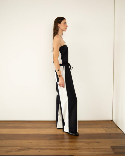 Calça Pijama Linho Listrada