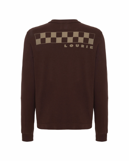 Camiseta Manga Longa Marrom Unissex