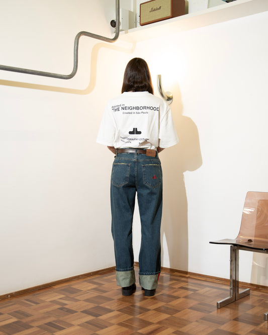 Calça Jeans Logo