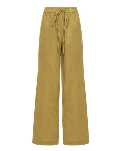 Calça Pijama Linho Verde