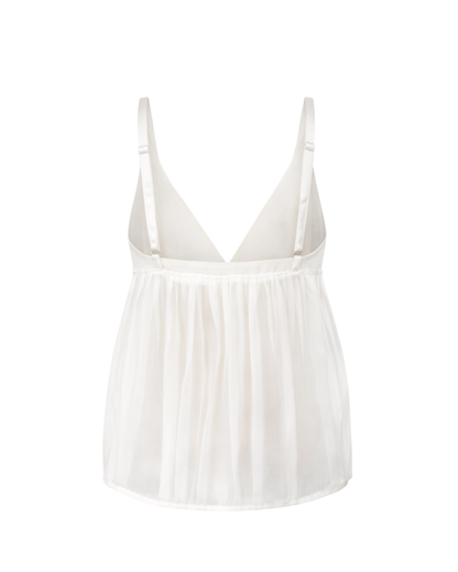 Blusa Organza de Seda Limited Edition Off White
