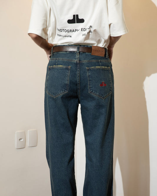 Calça Jeans Logo