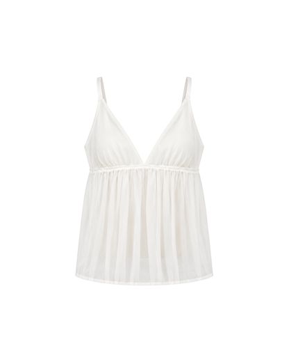 Blusa Organza de Seda Limited Edition Off White