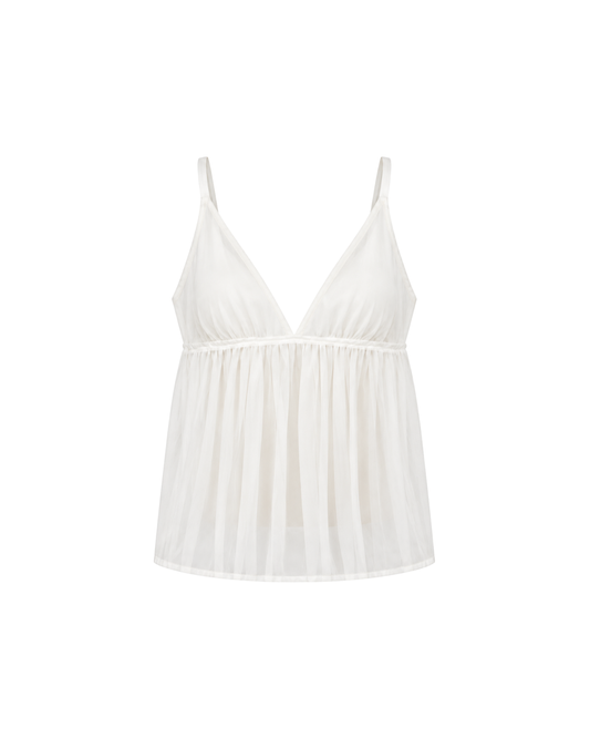 Blusa Organza de Seda Limited Edition Off White