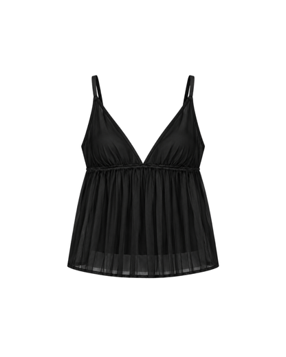 Blusa Organza de Seda Limited Edition Preta
