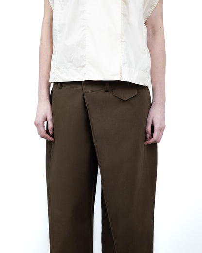Calça Transpasse Khaki