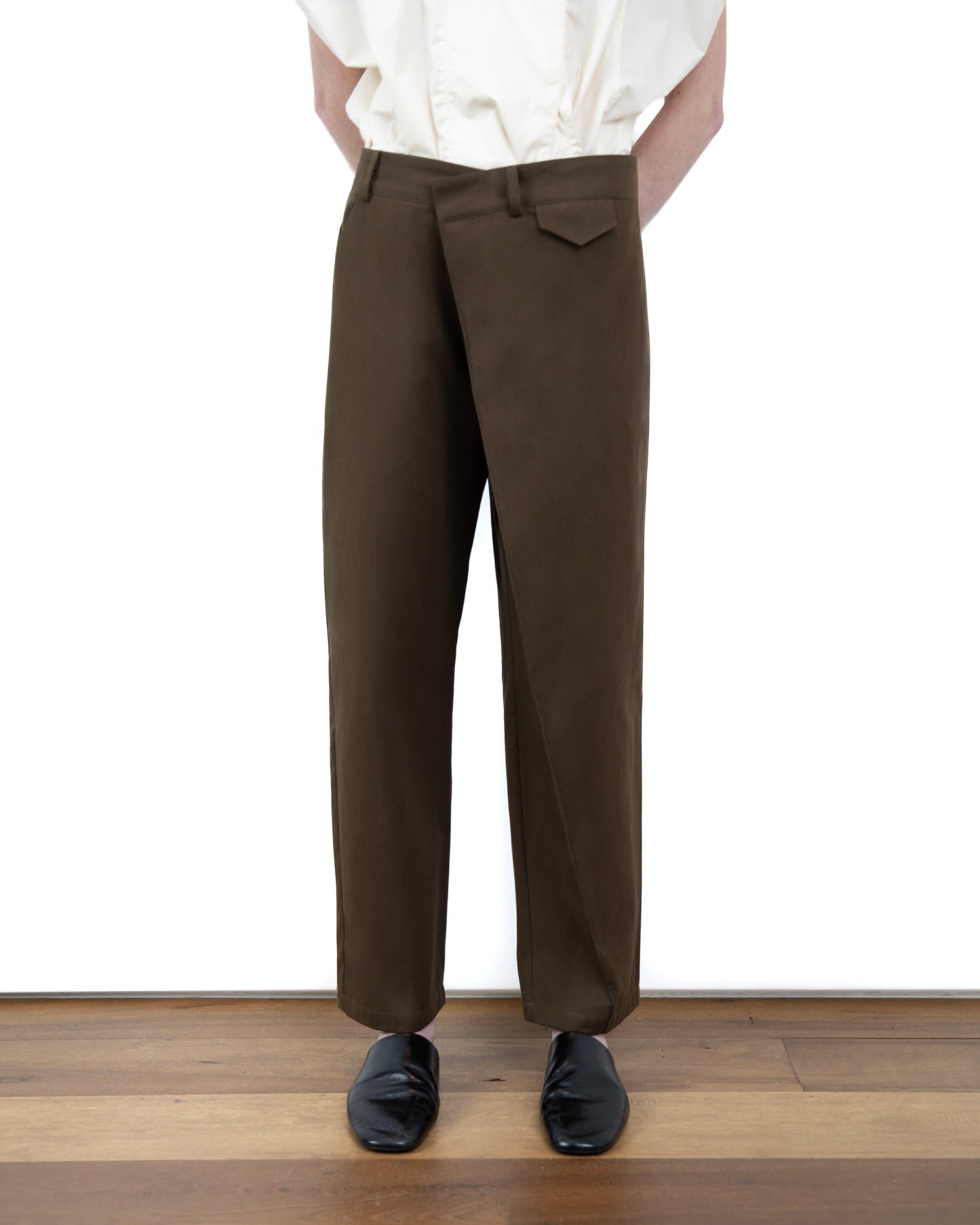 Calça Transpasse Khaki
