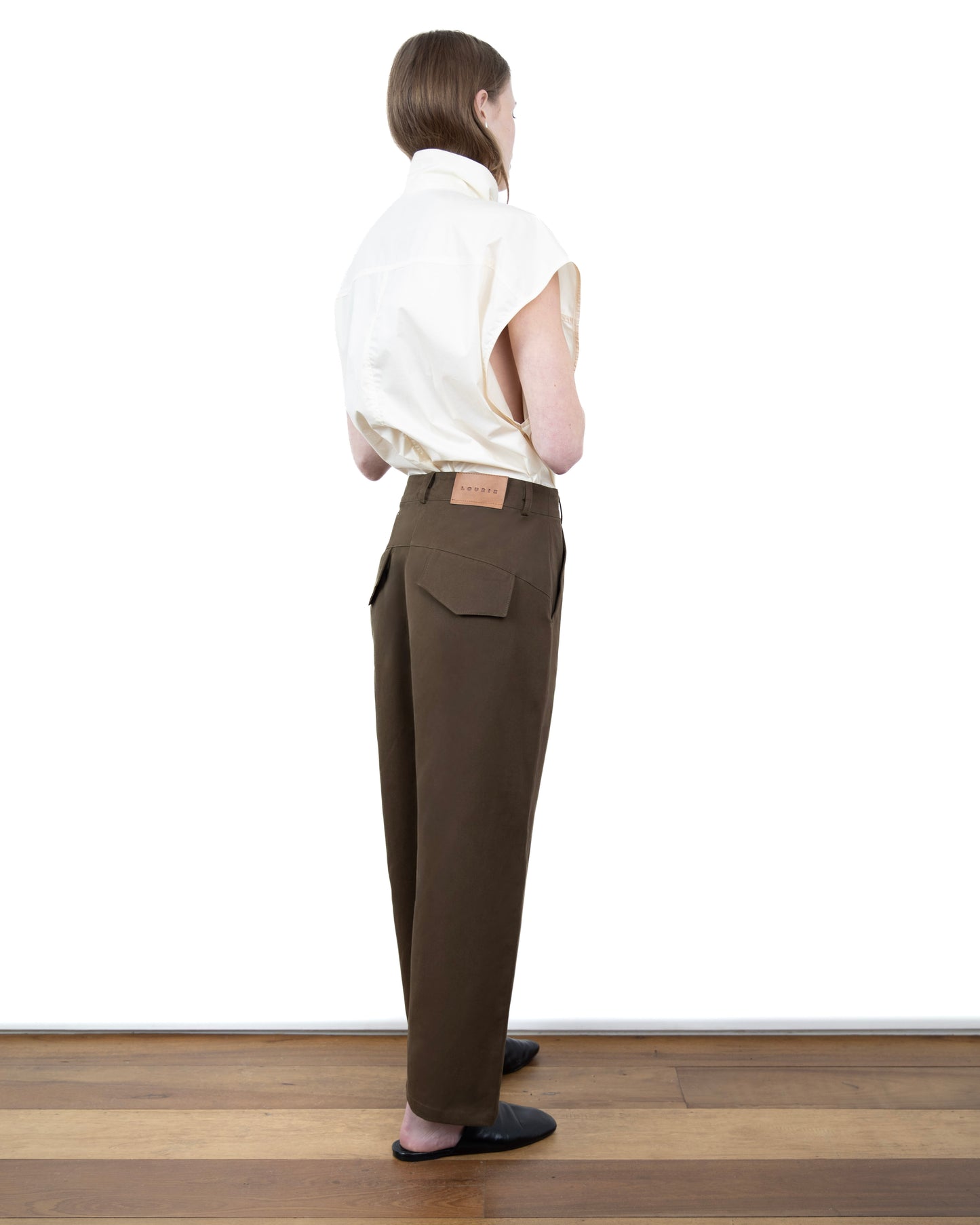 Calça Transpasse Khaki