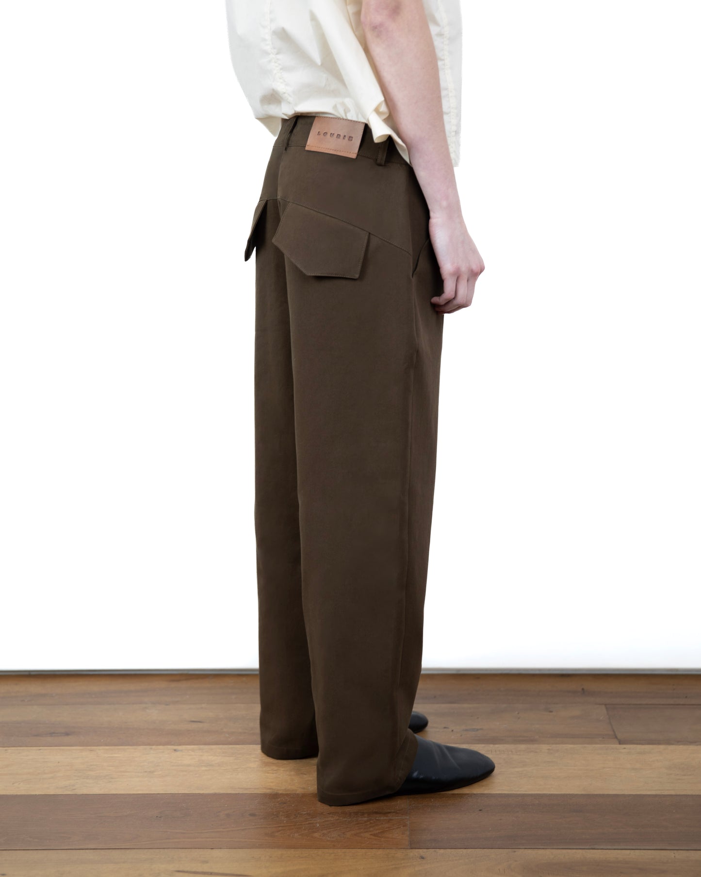 Calça Transpasse Khaki