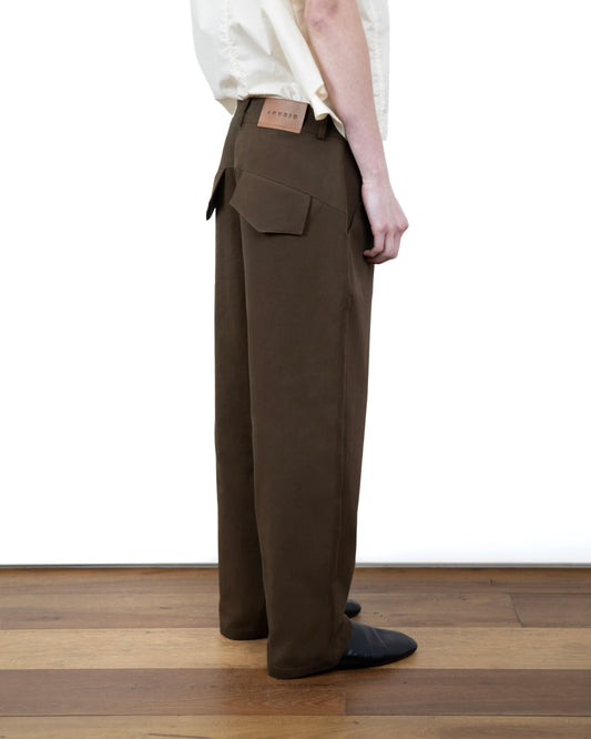 Calça Transpasse Khaki