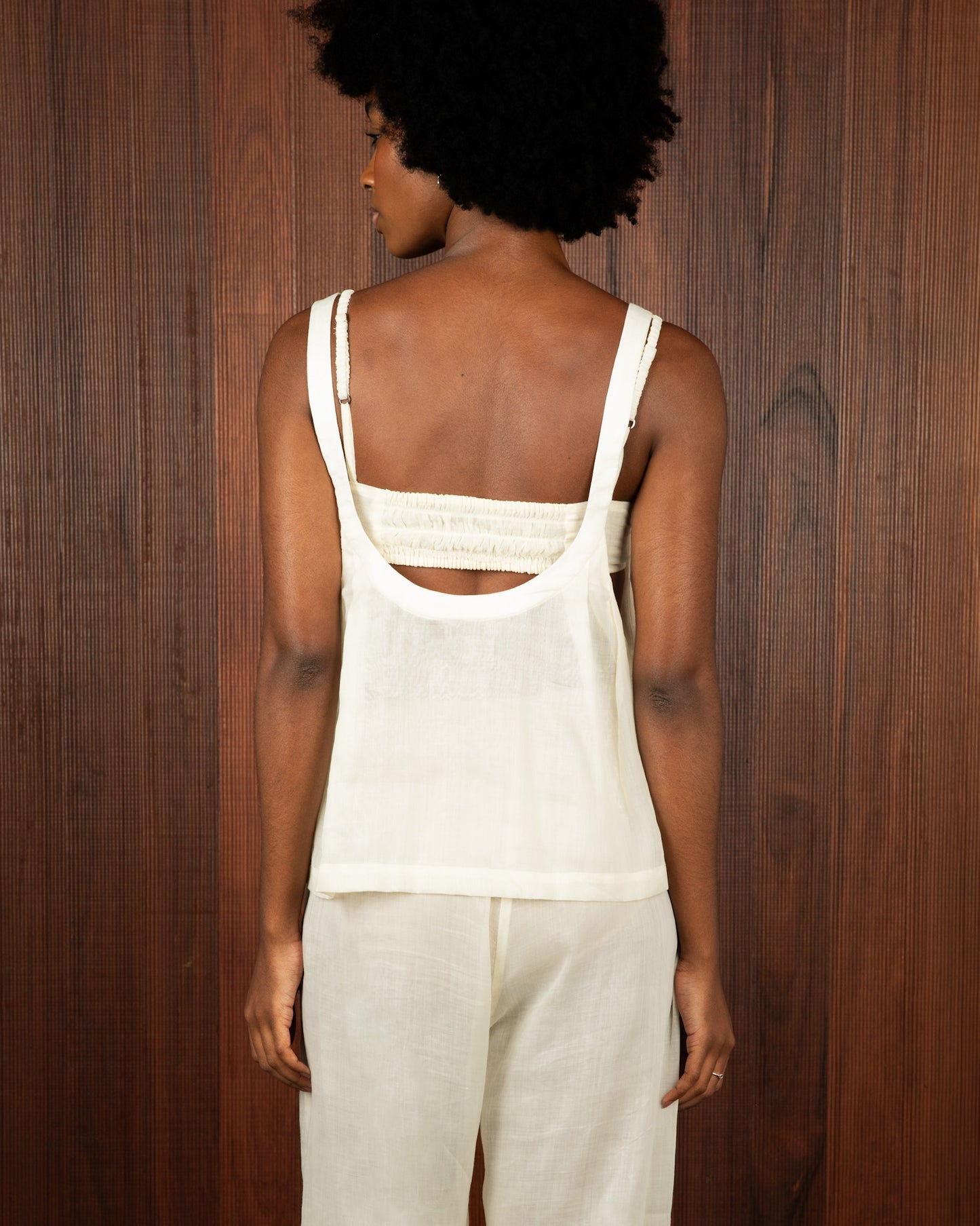 Blusa Voil de Linho Off White