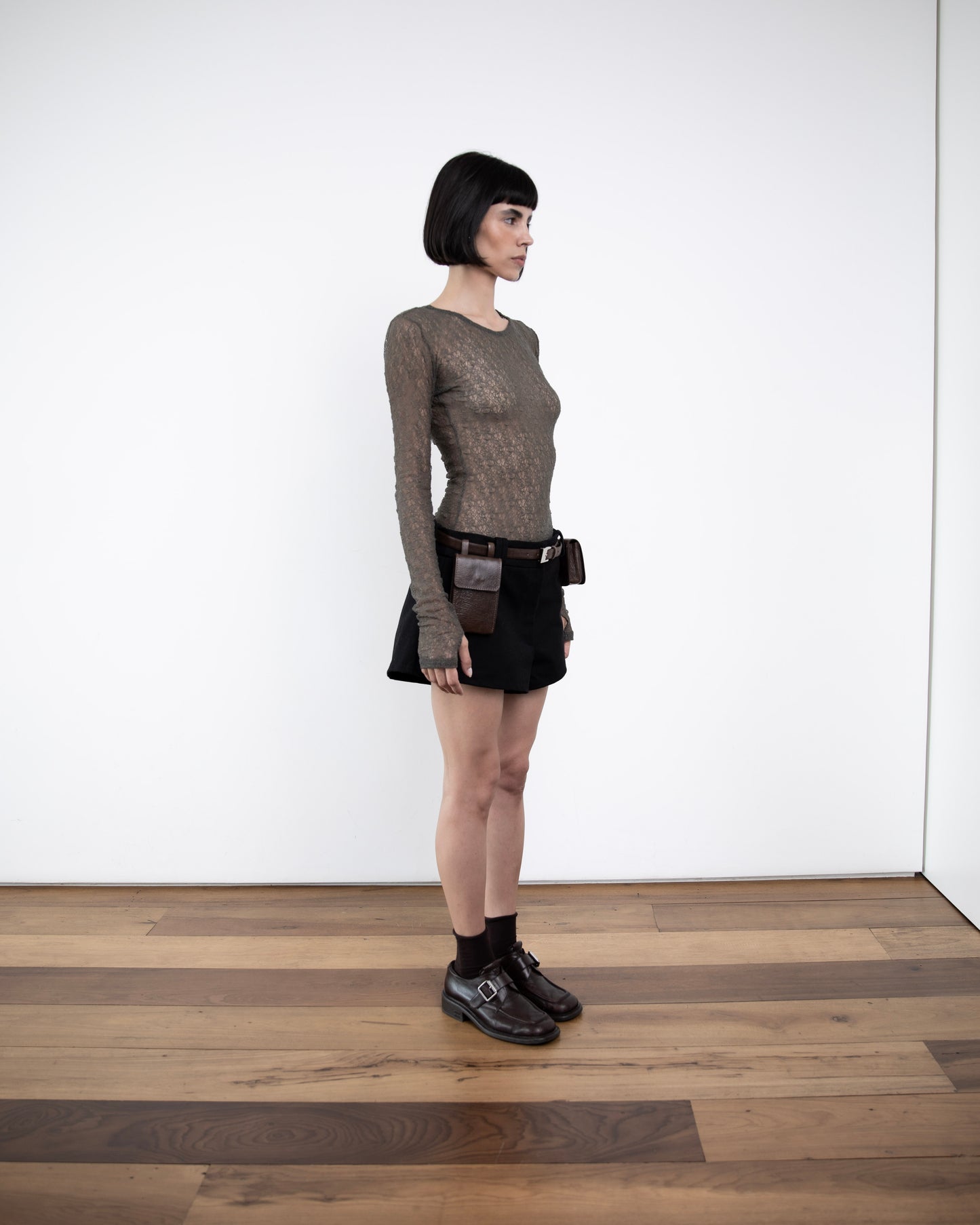 Camiseta com Segunda Pele Cinza