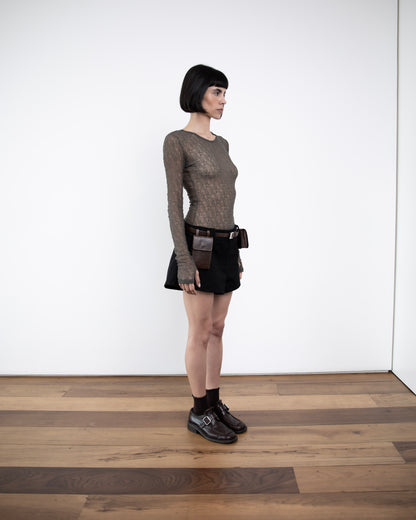 Camiseta com Segunda Pele Cinza