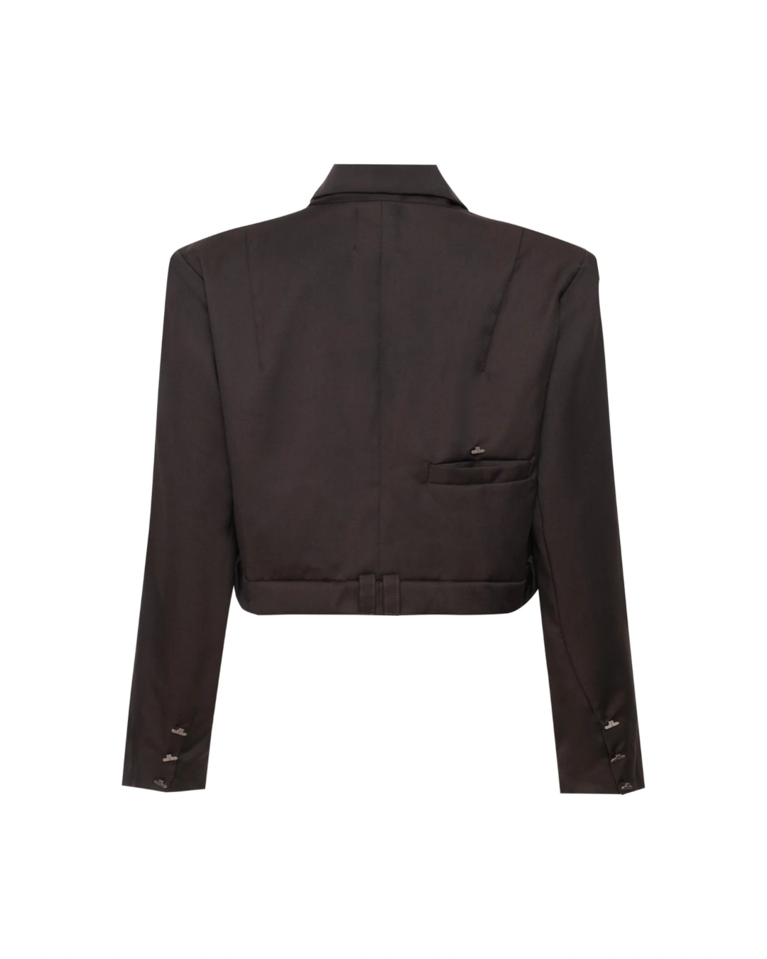 Blazer Cropped Marrom