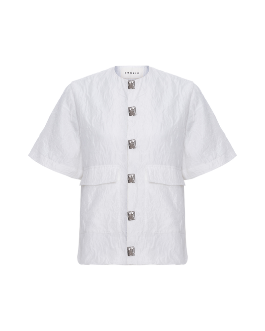 Camisa Matelassê Branca Limited Edition