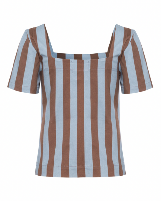 Scandi Top Listrado
