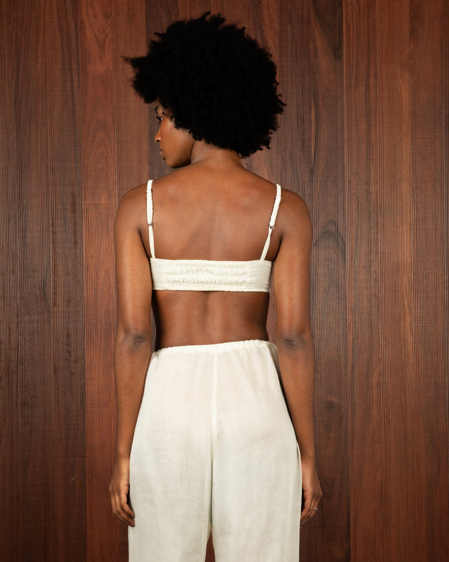 Blusa Voil de Linho Off White